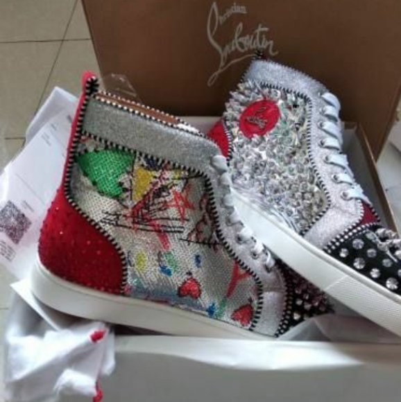 louboutin red bottom sneakers